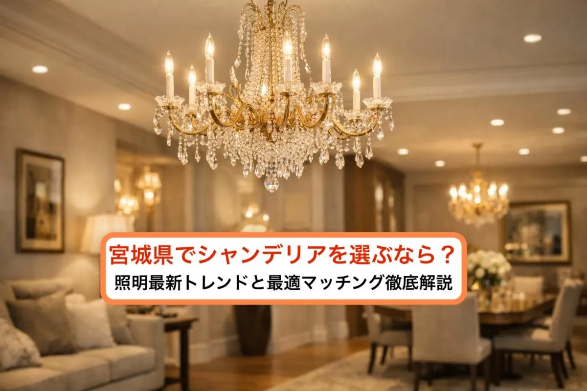 宮城県でシャンデリアを選ぶなら?照明最新トレンドと最適マッチング徹底解説